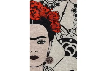 Fahmida Matta Rund 100 cm - Flerfärgad/Sammet - Textilier & mattor - Mattor - Modern matta - Wiltonmattor