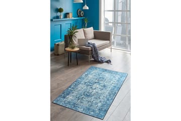 Hannabel Matta 120x180 cm - Blå/Sammet - Textilier & mattor - Mattor - Modern matta - Wiltonmattor