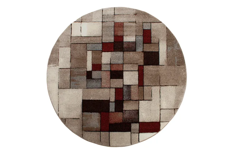 London Friezematta Rund 120, Sand