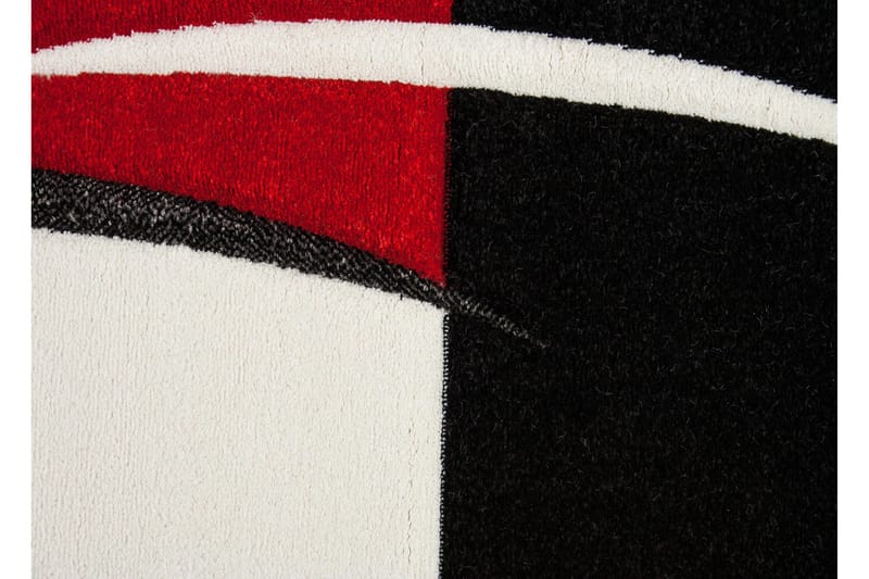 London Patch Friezematta 200x290 - Röd - Textilier & mattor - Mattor - Modern matta - Wiltonmattor