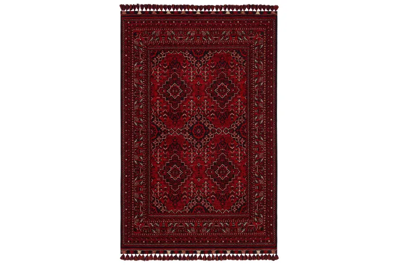 Noriyasu Gångmatta 80x150 cm Rektangulär - Röd - Textilier & mattor - Mattor - Modern matta - Wiltonmattor