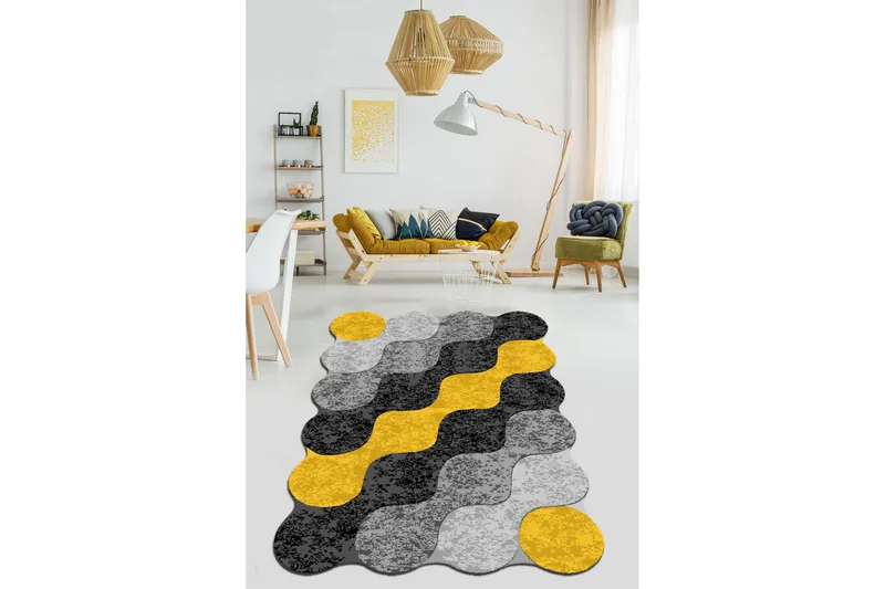 Noshad Gångmatta 80x100 cm Rektangulär Flerfärgad - Textilier & mattor - Mattor - Modern matta - Gångmattor