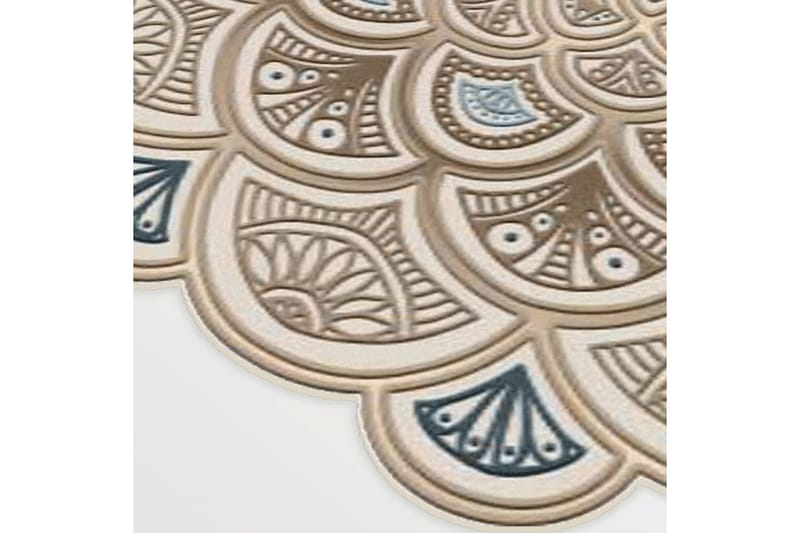 Rafat Gångmatta 100x100 cm Rektangulär - Creme - Textilier & mattor - Mattor - Modern matta - Wiltonmattor