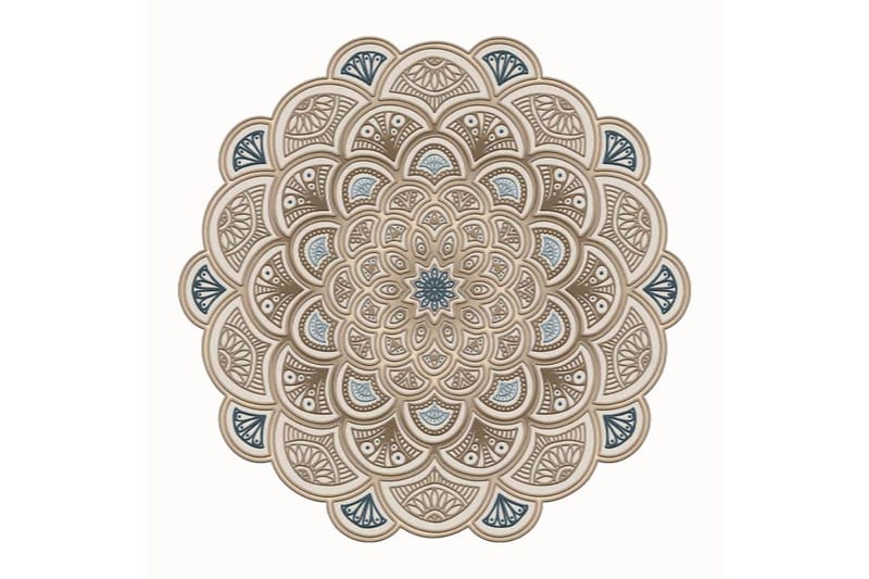 Rafi Wiltonmatta 180x180 cm Rektangulär - Creme - Textilier & mattor - Mattor - Modern matta - Wiltonmattor