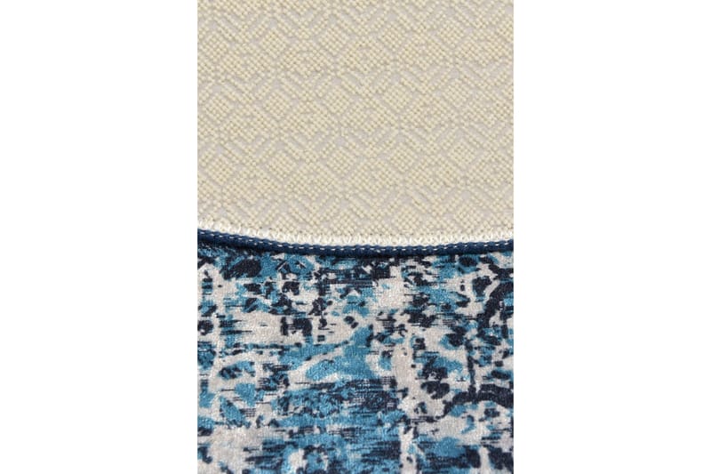 Vovoka Matta Rund 100 cm - Flerfärgad/Sammet - Textilier & mattor - Mattor - Modern matta - Wiltonmattor