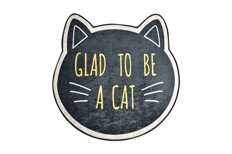 Warrigal Matta Rund 140 cm, Flerfärgad/Sammet