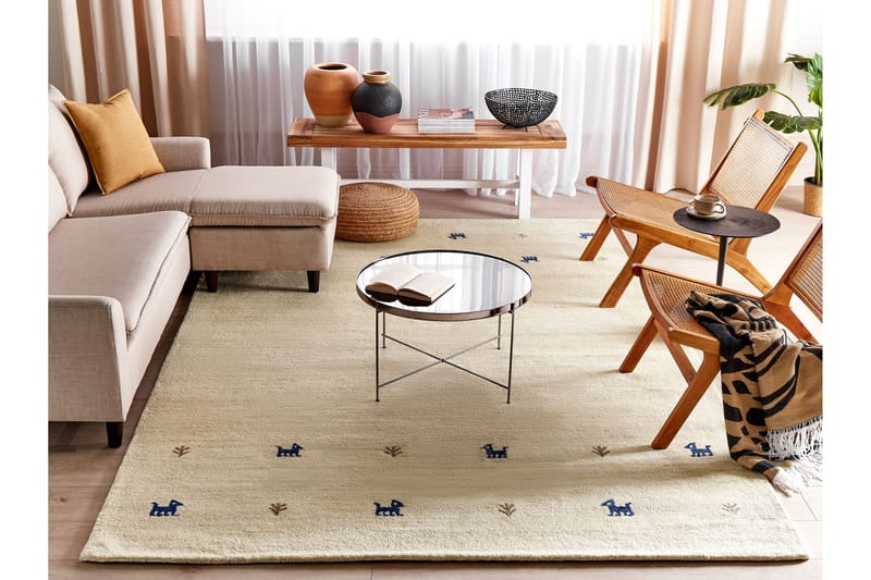 Yali Ryamatta 200x300 cm Beige - Textilier & mattor - Mattor - Modern matta - Ryamattor