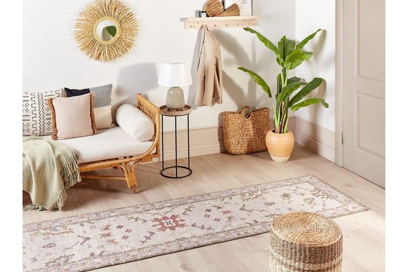 Yanoba Gångmatta 80x300 cm - Beige - Textilier & mattor - Mattor - Modern matta - Gångmattor