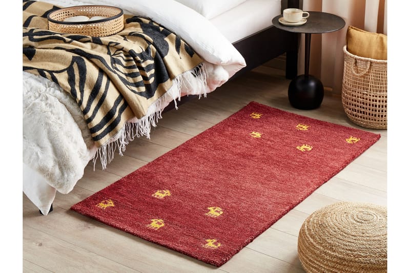 Yarali Ryamatta 80x150 cm Röd - Textilier & mattor - Mattor - Modern matta - Ryamattor