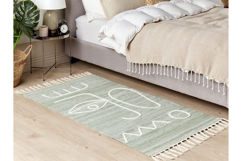 Yavu Ryamatta 80x150 cm Grön - Textilier & mattor - Mattor - Modern matta - Ryamattor