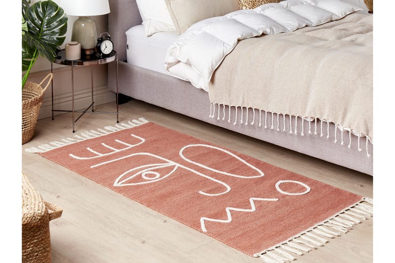 Yavu Ryamatta 80x150 cm Röd - Textilier & mattor - Mattor - Modern matta - Ryamattor