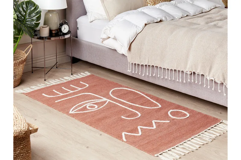 Yavu Ryamatta 80x150 cm - Röd - Textilier & mattor - Mattor - Små mattor