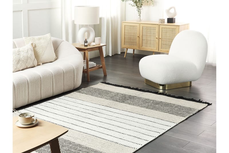 Yazlik Ullmatta 140x200 cm - Beige - Textilier & mattor - Mattor - Modern matta - Ullmattor