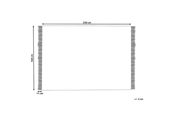 Yazlik Ullmatta 160x230 cm - Beige - Textilier & mattor - Mattor - Modern matta - Ullmattor