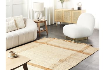 Yelmez Jutematta 140x200 cm - Beige - Textilier & mattor - Mattor - Modern matta - Jutemattor & sisalmattor