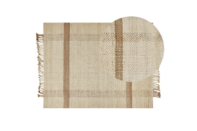 Yelmez Jutematta 140x200 cm Beige - Textilier & mattor - Mattor - Modern matta - Jutemattor & sisalmattor