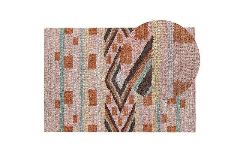 Yomra Ullmatta 140x200 cm Brun - Textilier & mattor - Mattor - Modern matta - Ullmattor