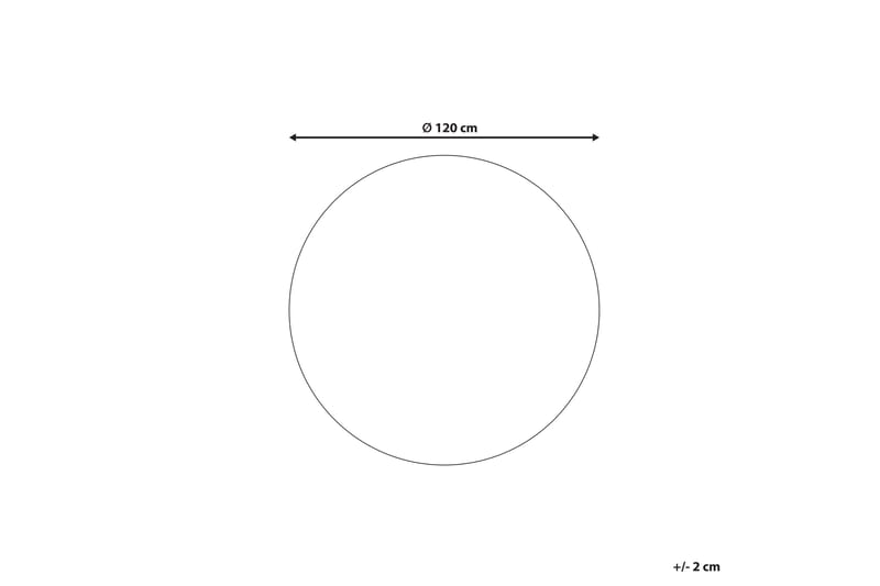 Yozgat Ryamatta 120 cm Rund - Beige - Textilier & mattor - Mattor - Modern matta - Jutemattor & sisalmattor