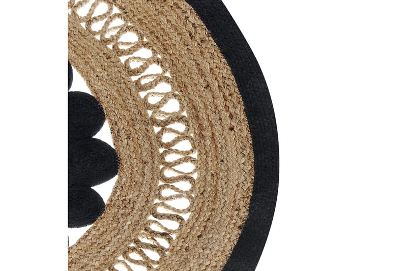 Yozgat Ryamatta 120 cm Rund - Beige - Textilier & mattor - Mattor - Modern matta - Jutemattor & sisalmattor