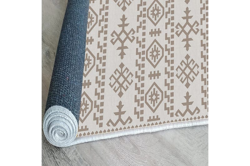 Ennoxeon Bomullsmatta 100x300 cm Rektangulär - Vit - Textilier & mattor - Mattor - Modern matta - Bomullsmattor