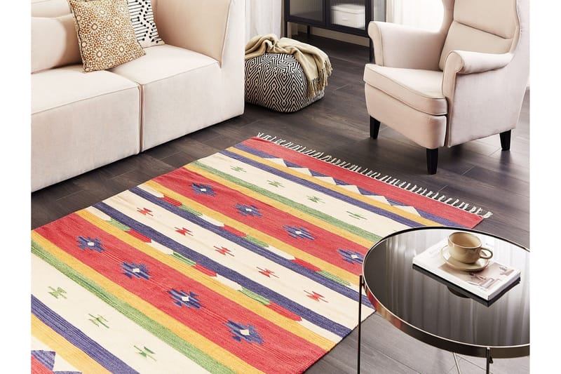 Alapars Kelimmatta 140x200 cm - Röd - Textilier & mattor - Mattor - Orientaliska mattor - Kelimmattor