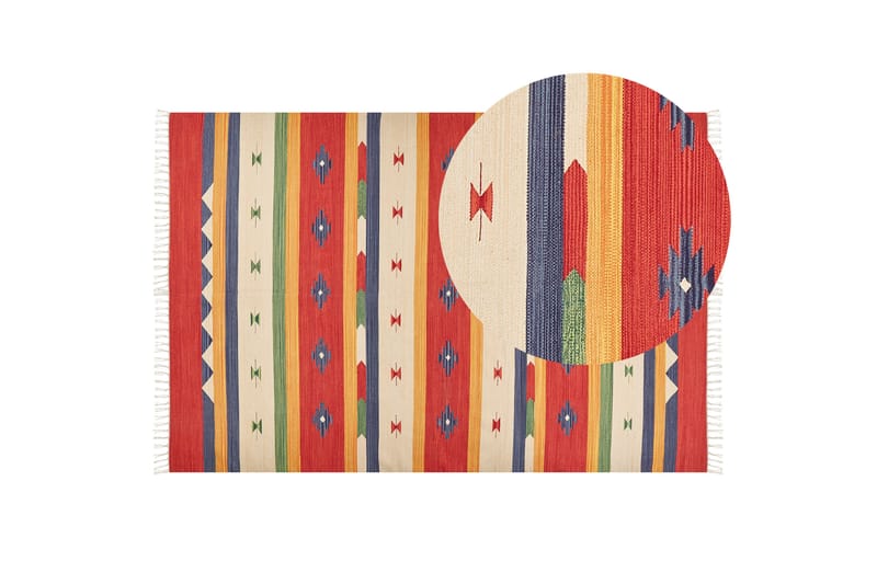 Alapars Kelimmatta 200x300 cm Röd - Textilier & mattor - Mattor - Orientaliska mattor - Kelimmattor