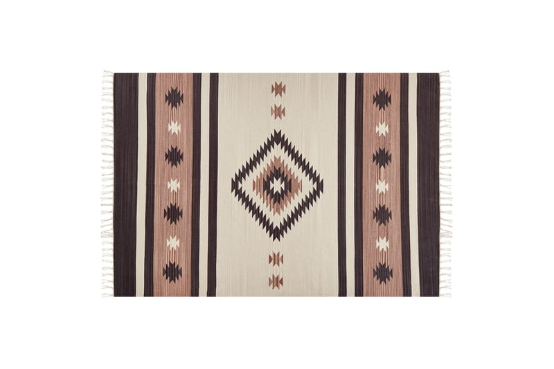 Aragats Kelimmatta 140x200 cm Beige - Textilier & mattor - Mattor - Orientaliska mattor - Kelimmattor