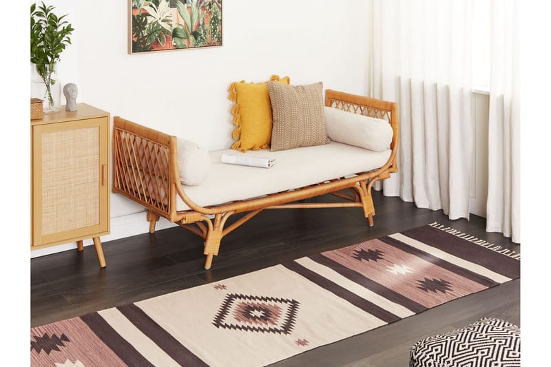 Aragats Kelimmatta 80x300 cm - Beige - Textilier & mattor - Mattor - Orientaliska mattor - Kelimmattor