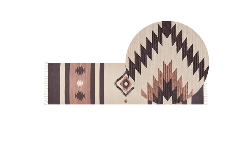 Aragats Kelimmatta 80x300 cm - Beige - Textilier & mattor - Mattor - Orientaliska mattor - Kelimmattor