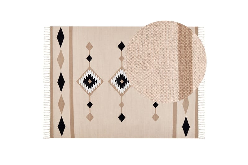 Berdik Kelimmatta 160x230 cm - Beige - Textilier & mattor - Mattor - Orientaliska mattor - Kelimmattor