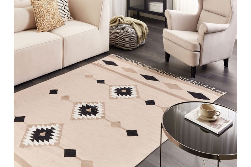 Berdik Kelimmatta 160x230 cm - Beige - Textilier & mattor - Mattor - Orientaliska mattor - Kelimmattor