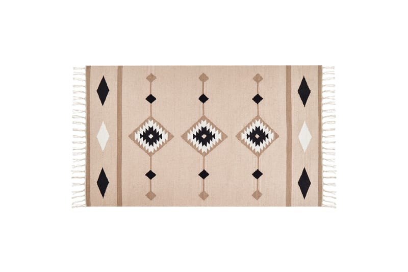 Berdik Kelimmatta 80x150 cm Beige - Textilier & mattor - Mattor - Orientaliska mattor - Kelimmattor