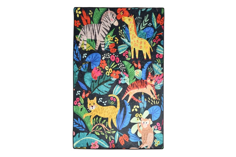 Chilai Matta 200x290 cm, Multifärgad/Sammet