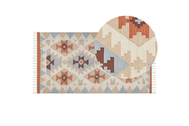 Dilijan Kelimmatta 80x150 cm Beige - Textilier & mattor - Mattor - Orientaliska mattor - Kelimmattor