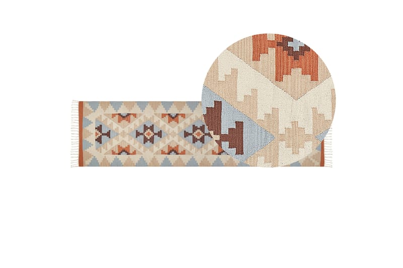 Dilijan Kelimmatta 80x300 cm Beige - Textilier & mattor - Mattor - Orientaliska mattor - Kelimmattor