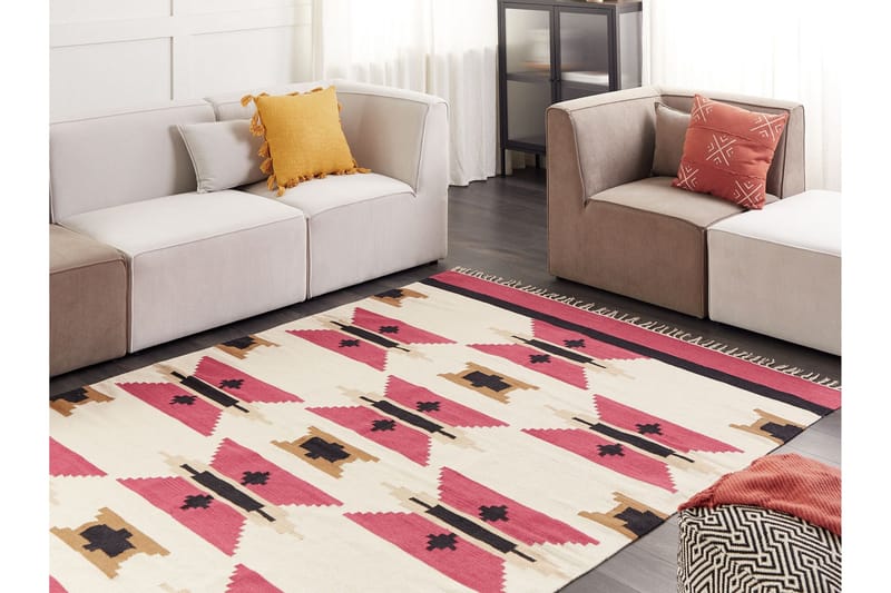 Garni Kelimmatta 200x300 cm - Röd - Textilier & mattor - Mattor - Orientaliska mattor - Kelimmattor