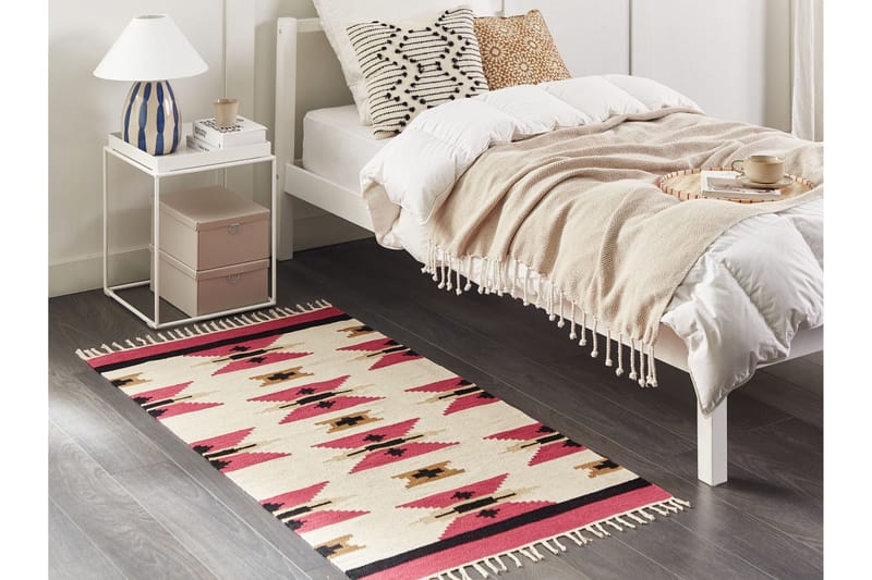 Garni Kelimmatta 80x150 cm - Röd - Textilier & mattor - Mattor - Orientaliska mattor - Kelimmattor