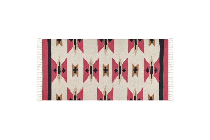 Garni Kelimmatta 80x150 cm, Röd