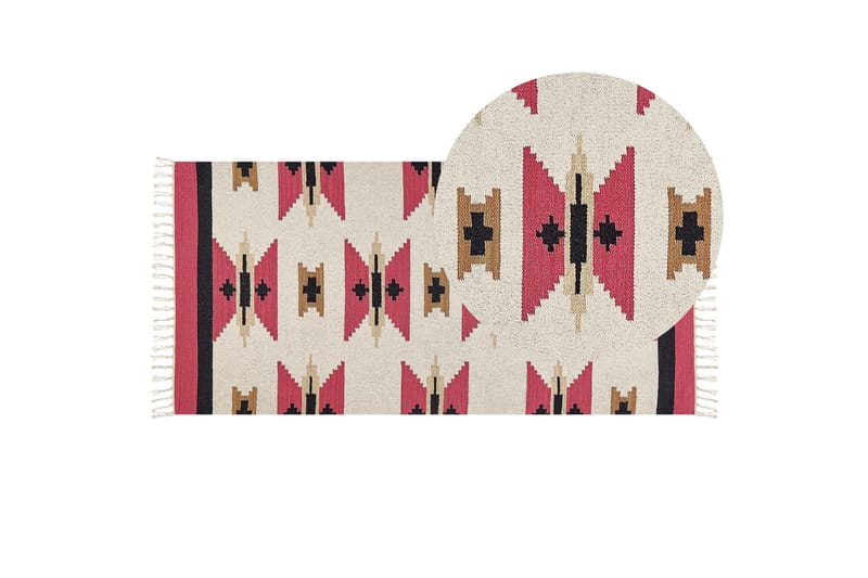 Garni Kelimmatta 80x150 cm - Röd - Textilier & mattor - Mattor - Orientaliska mattor - Kelimmattor