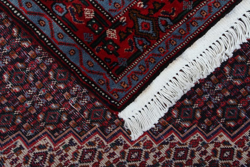 Handknuten Exklusiv Persisk Dubbelvävd Matta 125x179 cm Röd/ - Persisk matta - Orientaliska mattor