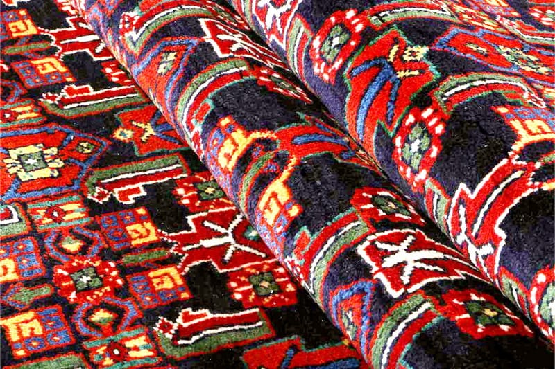 Handknuten Persisk Matta 138x300 cm Mörkblå/Röd - Persisk matta - Orientaliska mattor