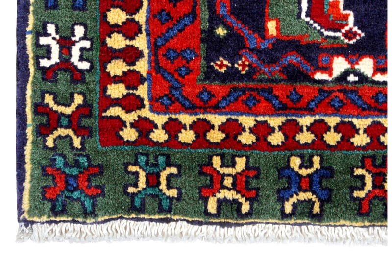 Handknuten Persisk Matta 138x300 cm Mörkblå/Röd - Persisk matta - Orientaliska mattor