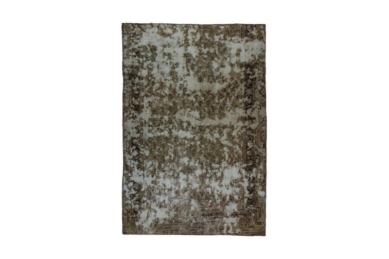 Handknuten Persisk Matta 110x160 cm Vintage  Beige/Brun - Persisk matta - Orientaliska mattor