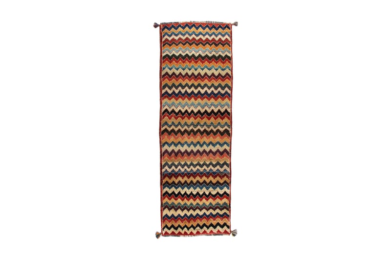 Handknuten Persisk Matta 74x231 cm Gabbeh Shiraz Flerfärgad - Persisk matta - Orientaliska mattor