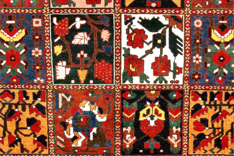 Handknuten Persisk Matta Varni 100x200 cm Kelim Flerfärgad - Persisk matta - Orientaliska mattor