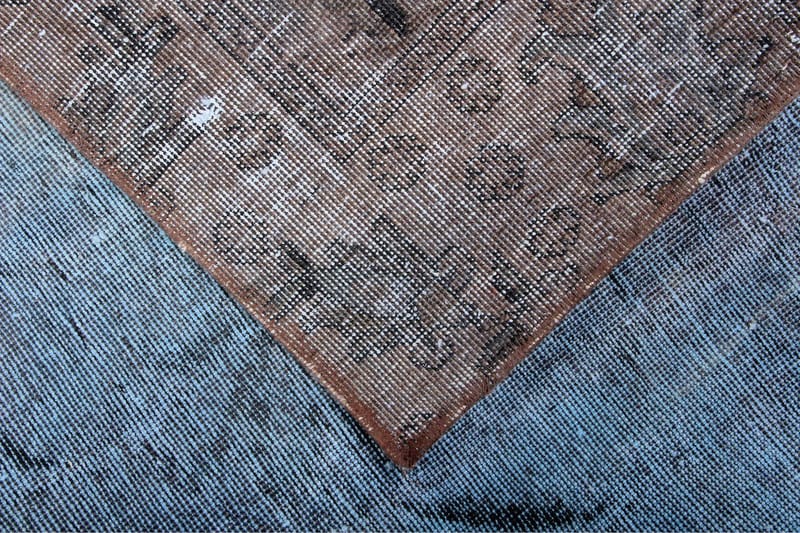 Handknuten Persisk Ullmatta 254x356 cm Vintage  Mörkblå - Persisk matta - Orientaliska mattor