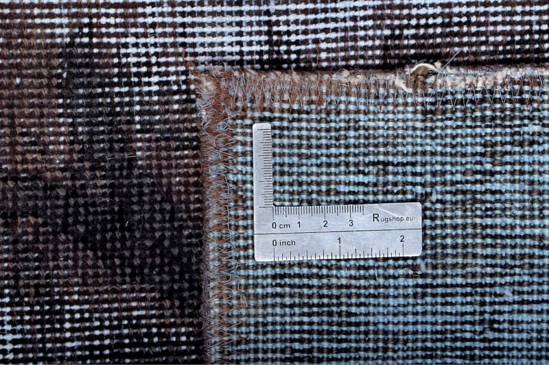 Handknuten Persisk Ullmatta 254x356 cm Vintage  Mörkblå - Persisk matta - Orientaliska mattor