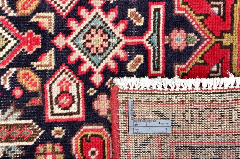 Handknuten Persisk Patchworkmatta 193x285 cm Kelim Röd/Mörkb - Persisk matta - Orientaliska mattor