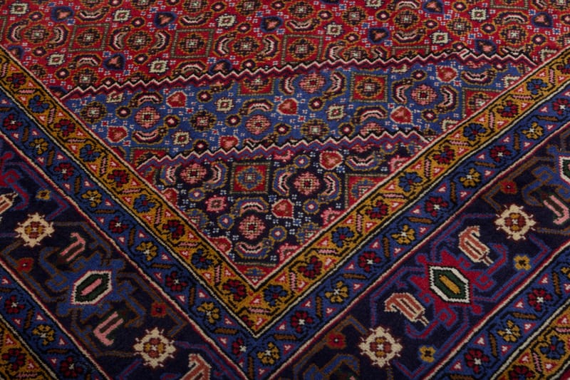 Handknuten Persisk Matta 195x286 cm Koppar/Mörkblå - Persisk matta - Orientaliska mattor