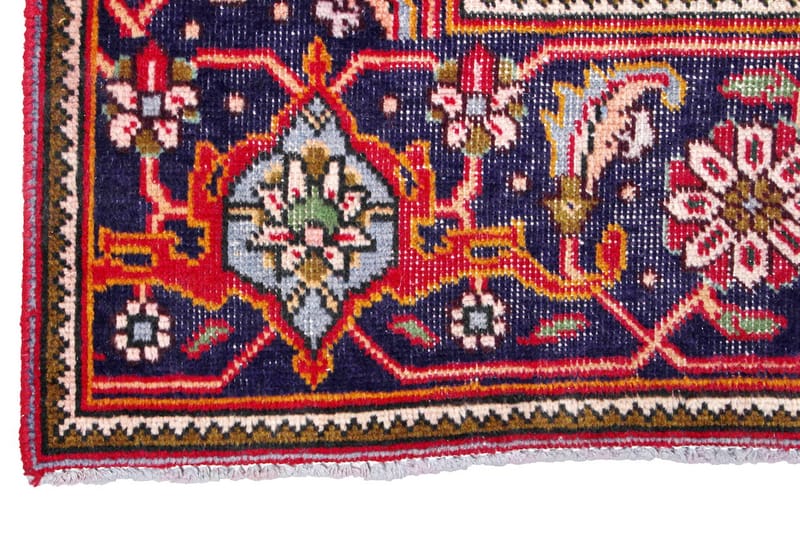 Handknuten Persisk Patinamatta 275x366 cm  Röd/Mörkblå - Persisk matta - Orientaliska mattor